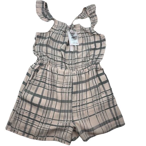 Avec Les Filles Women's Rose Steel Ruffle-Strap Romper Razor Back Medium NWT $88 - Picture 3 of 10